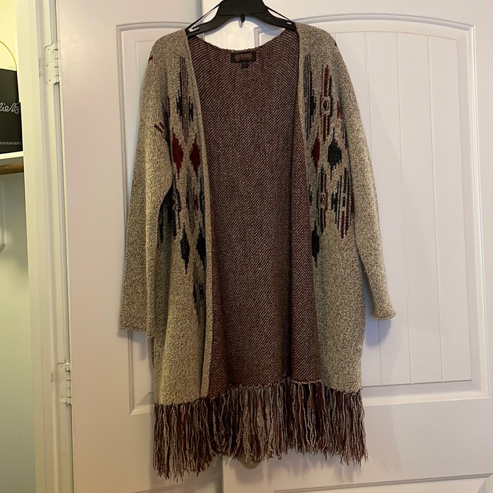 Shyanne Aztec Fringe Cardigan
